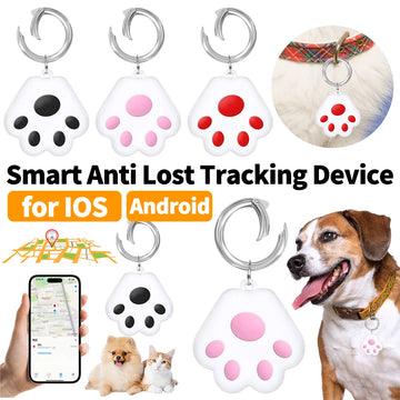 2-1PCS Anti-Lost Smart Tag Mini GPS Tracker for Pets Collars & Personal Items with CR2032 Battery & Global Location Tracking